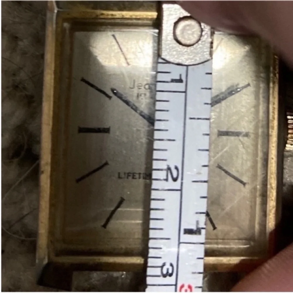 Mortima & Jean Cardot Gold Face Watch Collectible